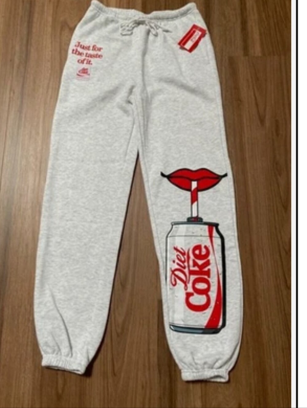 Diet Coke Graphic Gray  Sweatpants, NWT, Sz XXL
